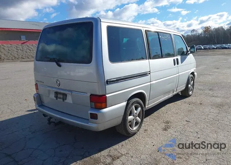 2002 Volkswagen Eurovan Gls из США, поврежденный, VIN WV2KB47032H057122